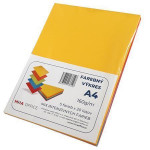 Barevné papíry, A4, 5 barev