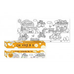 Omalovánky v roli, Šťastná hodinka, samolepicí, 31 x 355 cm, STICK N 29005