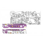 Omalovánky v roli, Veselá vesnička, samolepicí, 31 x 355 cm, STICK N 29006