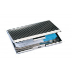 Vizitkář, kov, na 20 ks, SIGEL, stříbrný