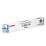 Canon originální toner C-EXV34 C, 3783B002, cyan, 19000str.
