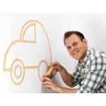 Maskovací páska na oblouky "Perfect Curves 56533", 25 mm x 25 m, krepovaná, TESA