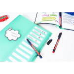 Permanentní popisovač "141 F", černá, 0,6mm, OHP, EDDING