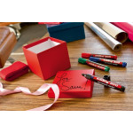 Permanentní popisovač "300", červená, 1,5-3mm, kuželový hrot, EDDING