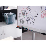 Popisovač na bílou tabuli a flipchart "380", červená, 1,5-3mm, kuželový hrot, EDDING