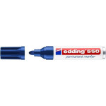 Permanentní popisovač "550", modrá, 3-4 mm, kuželový hrot, EDDING 4-550003