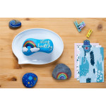 Lakový popisovač "750", tmavě modrá, 2-4mm, EDDING