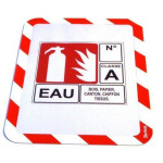 Magnetický obal "Magneto Safety", červená-bílá, samolepící, A4, DJOIS