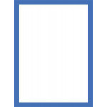 Prezentační rám "Magneto Pro", modrá, A4, magnetický, DJOIS