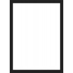 Prezentační rám "Magneto Pro", černá, A4, magnetický, DJOIS