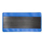 Logistická kapsa, modrá, magnetická, 160 x 80 mm, PVC,  DJOIS F200056