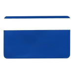 Logistická kapsa, modrá, samolepicí, 100 x 60 mm, PVC,  DJOIS F200057