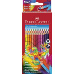 Barevné pastelky "Parrot", 24 barev, trojhranné, FABER-CASTELL 116544