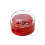 Ořezávátko na dvě tužky, se zásobníkem na odpad, plastové, ICO "Kum"