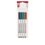 Popisovač na bílou tabuli a flipchart "Slim M", 4 barvy, 1-1,5 mm, kuželový hrot, ICO 9580045004