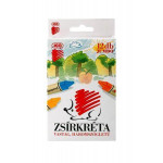 Voskovky "Ježek", 12 barev, trojhranné, jumbo, ICO 7220100000