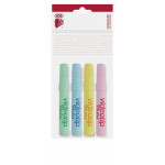 Zvýrazňovač "Videotip", 4 pastelové barvy, ICO