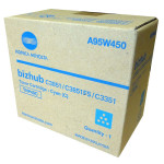 Konica Minolta originální toner A95W450, TNP-49C, cyan, 12000str.