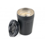 Termoska "Cup-uccino", černá, 300 ml, nerez, TROIKA CUP30/BK