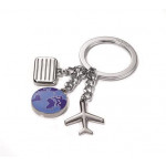 Klíčenka "World Traveler", 3 přívěšky, TROIKA