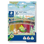 Barevné pastelky "Noris Colour", 36 barev, trojhranné, STAEDTLER