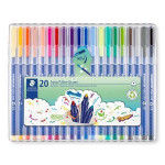 Fixy "Triplus color 323", 20 barev, sada, 1 mm, STAEDTLER 323 SB20