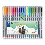 Liner "Triplus 334 Box" sada, 20 barev, 0,3mm, STAEDTLER