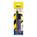 Grafitová tužka "Noris colour edition set", 2 ks+fialový a modrý fix, HB, sada, STAEDTLER 61 BK4-1