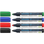 Popisovač na bílou tabuli a flipchart "Maxx 290", 4 barvy, 1-3mm, kuželový hrot, SCHNEIDER