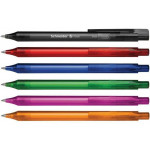 Kuličkové pero "Fave", mix barev, 0,5mm, stiskací mechanismus, SCHNEIDER