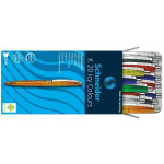 Kuličkové pero "K20", mix barev, stiskací mechanismus, SCHNEIDER 132000