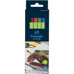 Finelinery "Line-Up", sada 4ks různých barev, 0,4 mm, SCHNEIDER