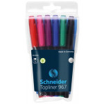 Liner  "Topliner 967", 6 barev, 0,4mm, SCHNEIDER