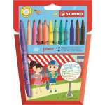 Fixy "Power", 2 mm, 12 barev, STABILO