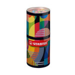 Fixy "Point 68 ARTY", 45 barev, 1 mm, plechová krabička, STABILO 68/45-2-20