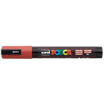 Akrylový popisovač "Posca PC-5M", rubínová červená, 1,8-2,5 mm, UNI