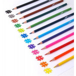 Barevné pastelky , 6 barev, trojhranné, COOL BY VICTORIA