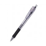 38331-10 Kuličkové pero "Tapli Clip ECO", černá, 0,21 mm, se stiskacím mechanismem, ZEBRA