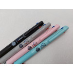 Kuličkové pero "Blen 3C", černá, 0,24 mm, stiskací mechanismus, 3-barevné, ZEBRA 53131