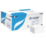 Ručníky "Strong", bílé, papírové, skládané Z/V, 2 vrstvé, LUCART