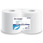 Ručníky "Strong 675 CF", bílé, papírové, role, 2 vrstvé, LUCART