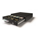 Pokladní zásuvka "SD-4141", 8 x mince, 4 x bankovky, s elektrickým otevíráním, SAFESCAN