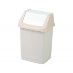 Odpadkový koš "Click-it", savanna, s výklopným víkem, 50 l, CURVER 176502