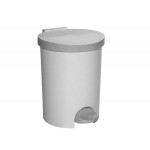 Odpadkový koš, šedá, pedálový, plastový, 15 l, CURVER 175922