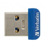 USB flash disk "NANO STORE ´N´ STAY", 16GB, USB 3.0, 80/25MB/sec, VERBATIM