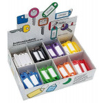 Klíčové závěsy s háčkem displej/200 ks, 8 barev, WEDO, 200ks