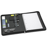 Manažerské desky "College", šedá, A4, polyester, na zip, WEDO