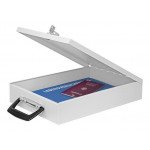 Schránka na dokumenty, světle šedá, DIN A4, WEDO