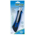 Odlamovací nůž "Soft-cut", modrá/černá, 18 mm, WEDO