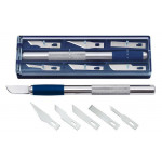 Hobby nůž, 15 cm, s 6 různými čepelemi, WEDO